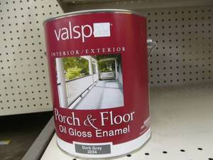 lot 236 image: Valspar paint