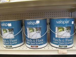 lot 237 image: Valspar paint
