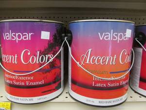 lot 238 image: Valspar paint