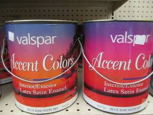 lot 239 image: Valspar paint