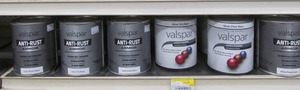 lot 242 image: Valspar paint