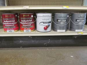 lot 244 image: Valspar paint