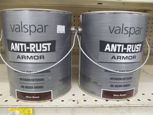 lot 245 image: Valspar paint