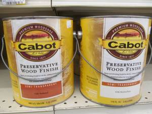 lot 262 image: Cabot preservative wood finish