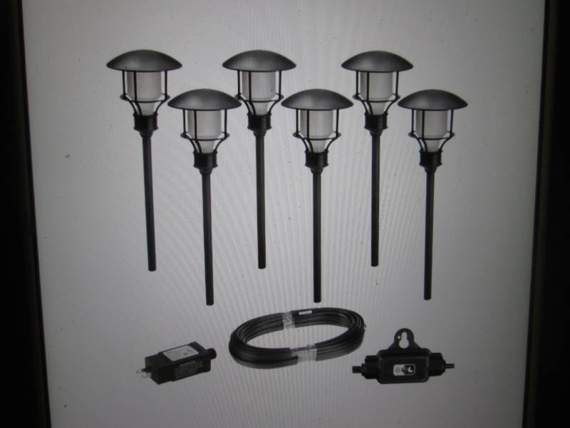 lot 57 image: Hampton Bay Low Voltage Black Outdo...