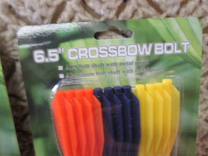 lot 87 image: 2 Packs of ABS Pistol Crossbow Bolt...