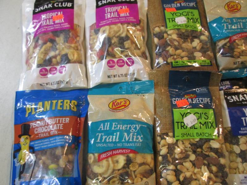 lot 148 image: Assorted Bags of Trail Mix Etc  F-2...