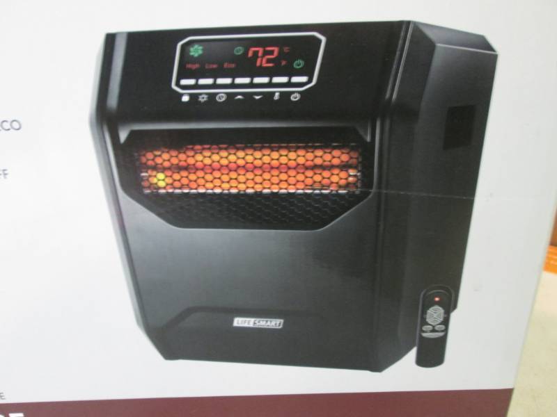 lot 128 image: Life Smart Quartz Infrared Heater O...