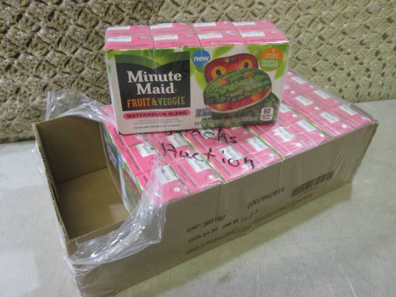 lot 179 image: Case of 40 Minute Maid Fruit & Vegg...
