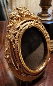 lot 30 image: French 19th Century Ormolu Petite Picture Frame