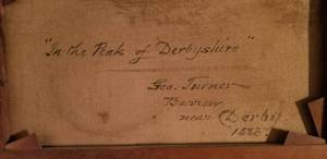 lot 32 image: English Original Oil Painting by George Turner Barrow 1883