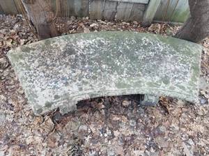 lot 82 image: Curved Concrete Garden Bench  PU in Eden Prairie