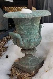 lot 86 image: Verdigris Iron Garden Planter, 3 of 3  PU in Eden Prairie