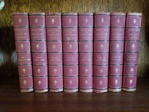 lot 91 image: Guizot Leather Bound Book Set- History of France Vol. I-VIII
