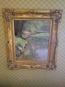 lot 102 image: Jeffery T. Larson Original Oil Painting- Rivers Bend
