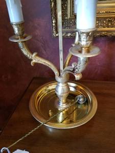 lot 115 image: Traditional Candelabra Style Lamp, 3 of 3