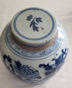 lot 160 image: Blue and White Asian Ginger Jar