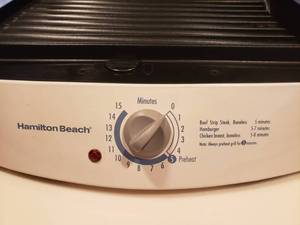 lot 225 image: Hamilton Beach Panini Maker  Brand New