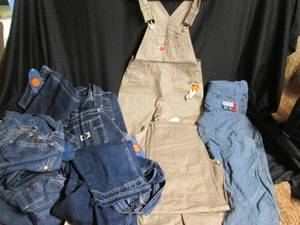 lot 202 image: Huge Lot of Overalls (Size S) Revolt, R.V.T. Brands NWT 17 pcs SKD