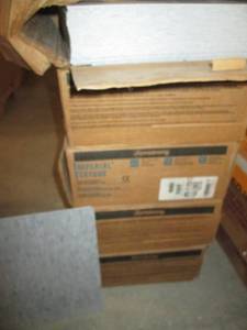 lot 211 image: 4 & 34 Cases of Armstrong Imperial Texture Vinyl Composition Tile 12 X12 (45pcs Case) (Pattern# 51903, Lot# M315F) Y