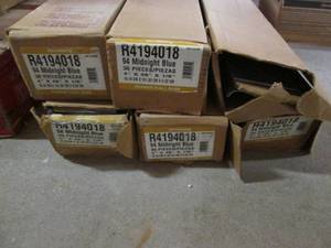 lot 214 image: 5 Cases Armstrong Commercial Wall Base (30pcsCase) (Midnight Blue) Y