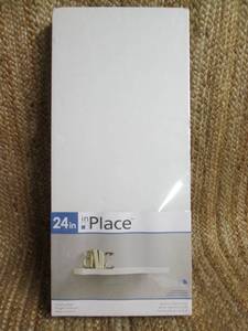 lot 222 image: 24 Floating Shelf Sealed In Plastic