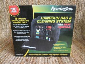 lot 242 image: Remington Handgun Bag & Cleaning Sy...