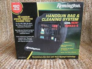 lot 243 image: Remington Handgun Bag & Cleaning Sy...