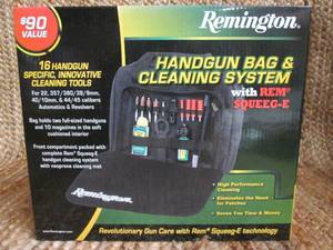 lot 245 image: Remington Handgun Bag & Cleaning Sy...