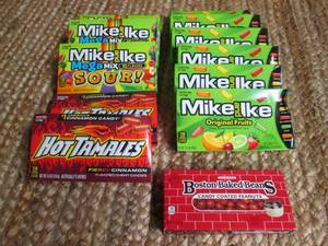 lot 265 image: (3) Mike & Ike Mega Mix Sour Candy,...