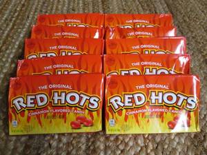 lot 268 image: (12) The Original Red Hots (5.5oz) ...