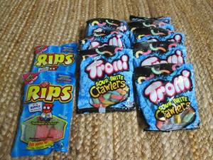 lot 282 image: (9) Trolli Sour Brite Crawlers, (2)...