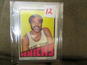 lot 12 image: 1972-73 Topps Walt Frazier Cards