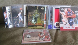 lot 16 image: Vince Carter Cards