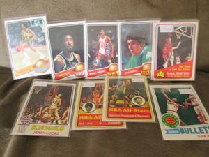 lot 30 image: 1970s Topps Basketball Cards