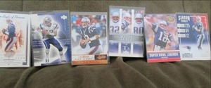 lot 46 image: Tom Brady Cards