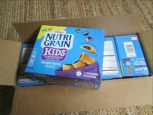 lot 145 image: Case of Nutri Grain Kids (Grapetast...