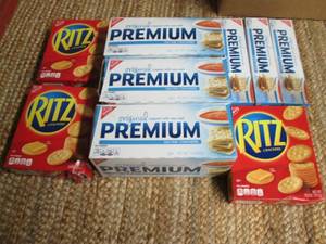 lot 166 image: 3 Boxes of Each Ritz, Premium Salti...