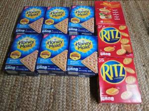 lot 167 image: 3 Boxes of Ritz & 6 Boxes Honey Mai...