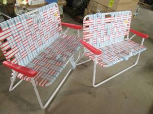 lot 168 image: (2) Folding Chairs (1FLR...
