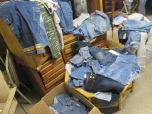 lot 183 image: Large Box of Juniors Shorts, Skirts...