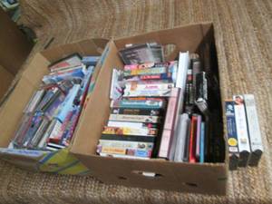 lot 346 image: 2 Boxes of Music & Movies See Phot...