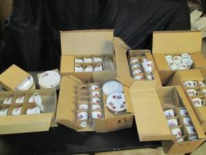 lot 415 image: Tea Cup & Plate Collection -A Varie...
