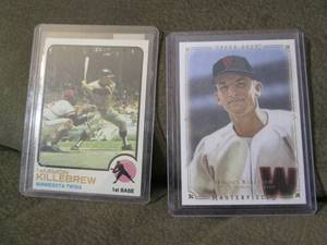 lot 57 image: 1973 Topps & Upper Deck Harmon Killebrew Cards