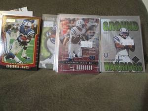 lot 60 image: (40) Edgerrin James Cards