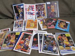 lot 82 image: (35) Magic Johnson Cards