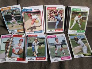 lot 108 image: (50) 1974 Topps Baseball Cards
