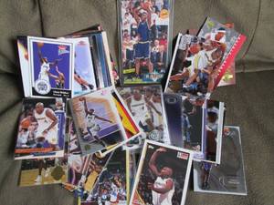 lot 121 image: (45) Chris Webber Cards