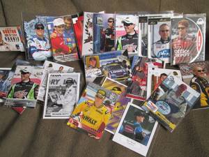 lot 123 image: Nascar Star Cards