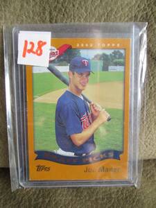 lot 128 image: 2002 Joe Mauer Rookie Card
